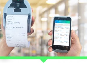 Mobile invoicing and printing - Zebra printer imz320 and zebra tc55