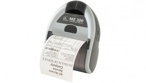 Printer Zebra printing an invoice