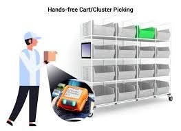 Cluster pick cart