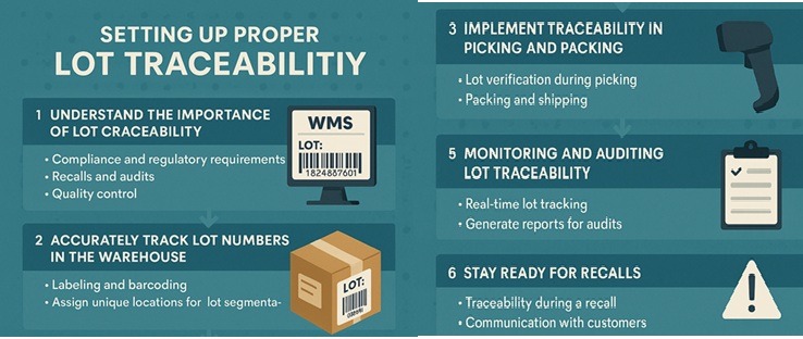 WMS for lot traceability