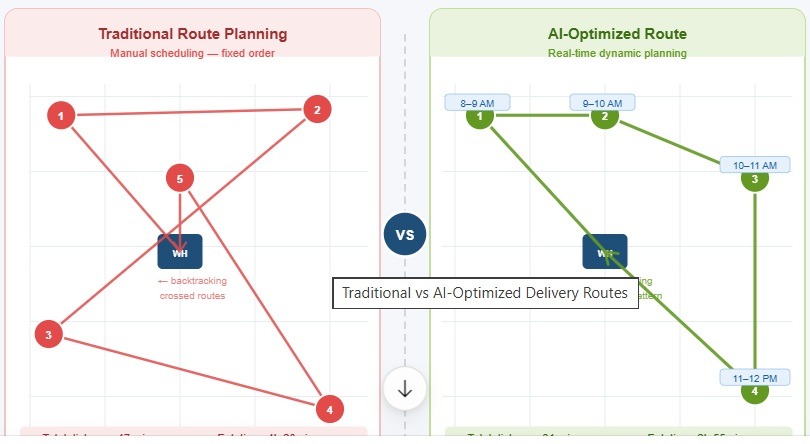 AI in Route Delivery com'arisson